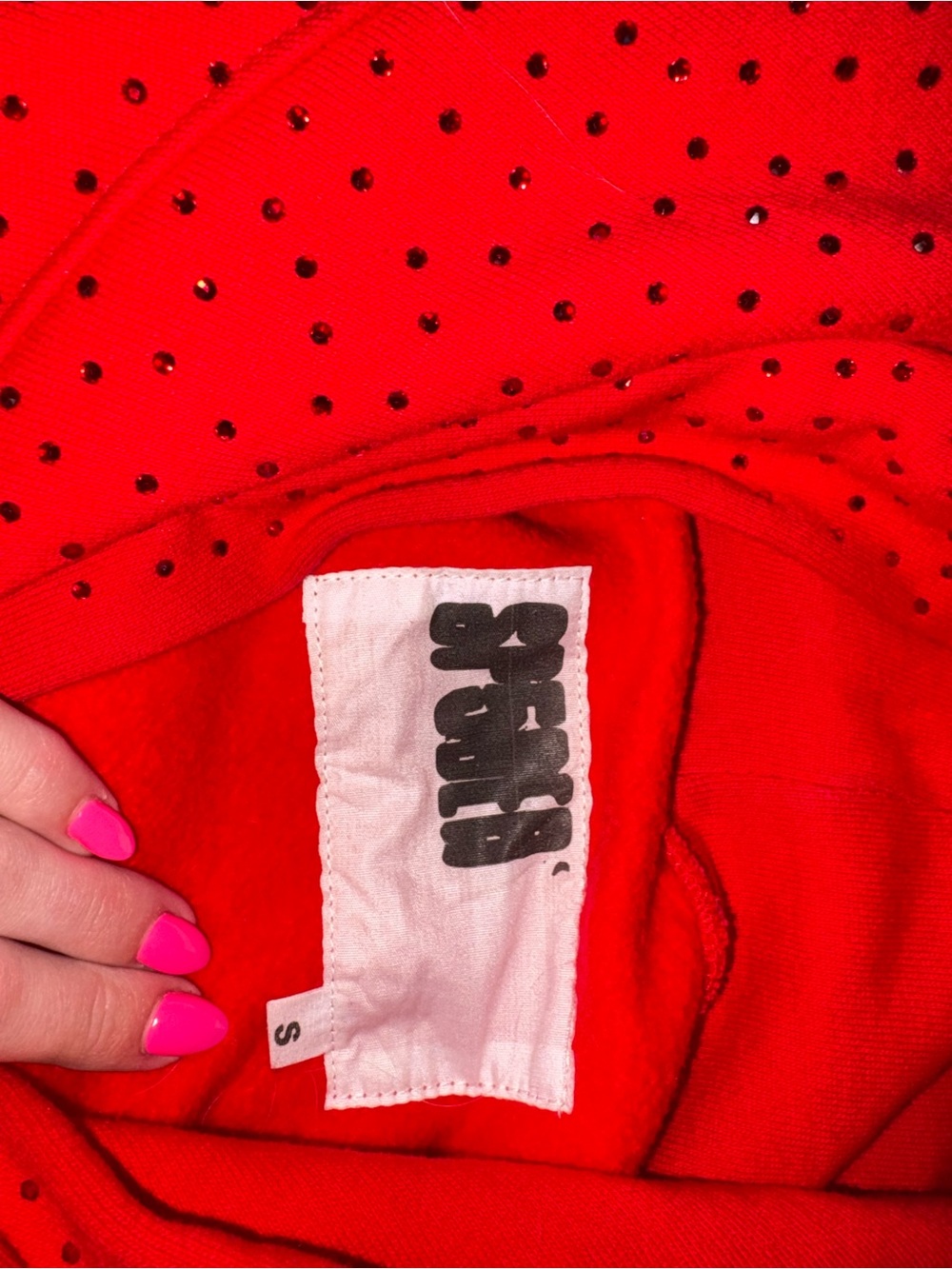 Sp5der Rhinestone Hoodie - Picture 4 of 4